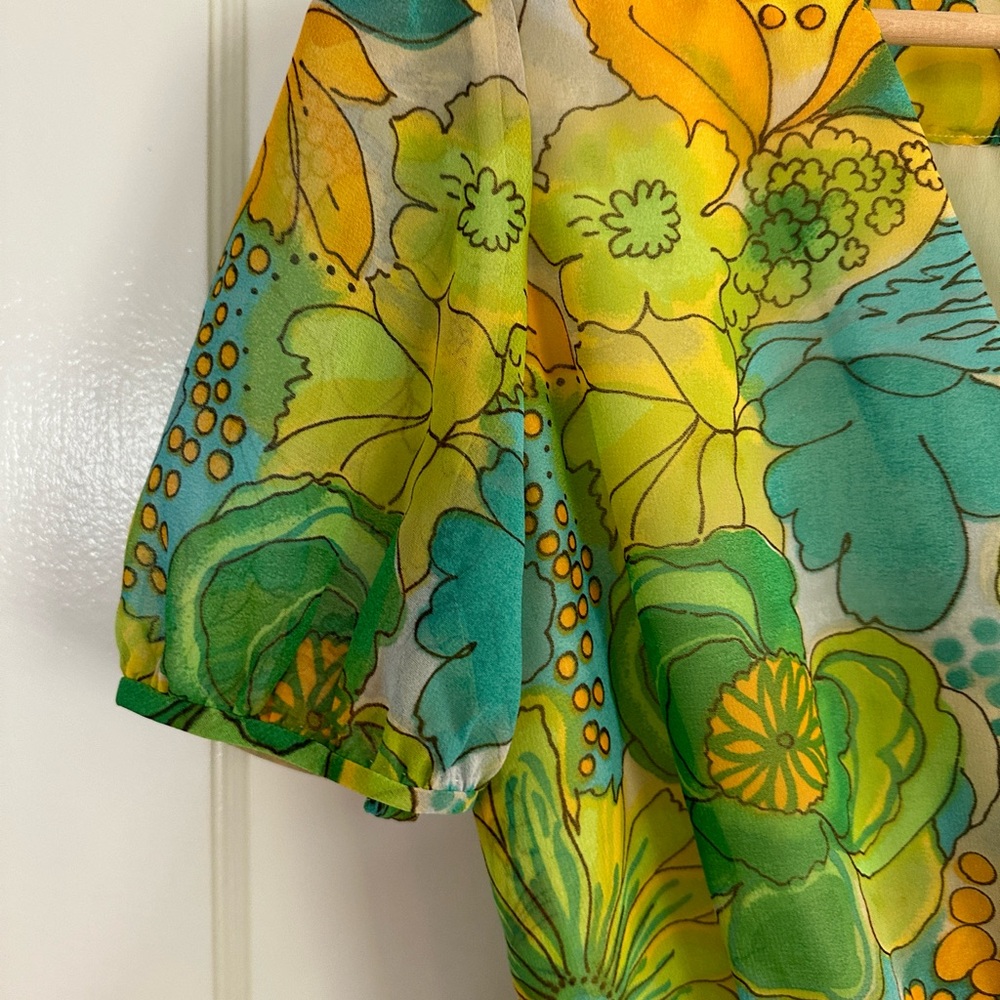 Retro Floral Dress - Picture 3 of 3
